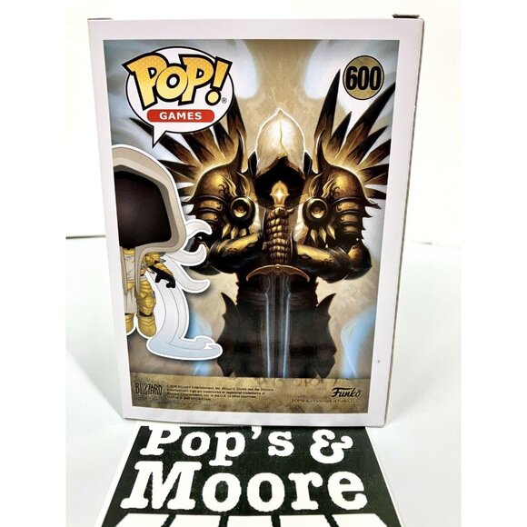 Funko Pop! Diablo: Tyrael 600 Vaulted Funko Club Exclusive Figure W/Protector - Picture 4 of 11